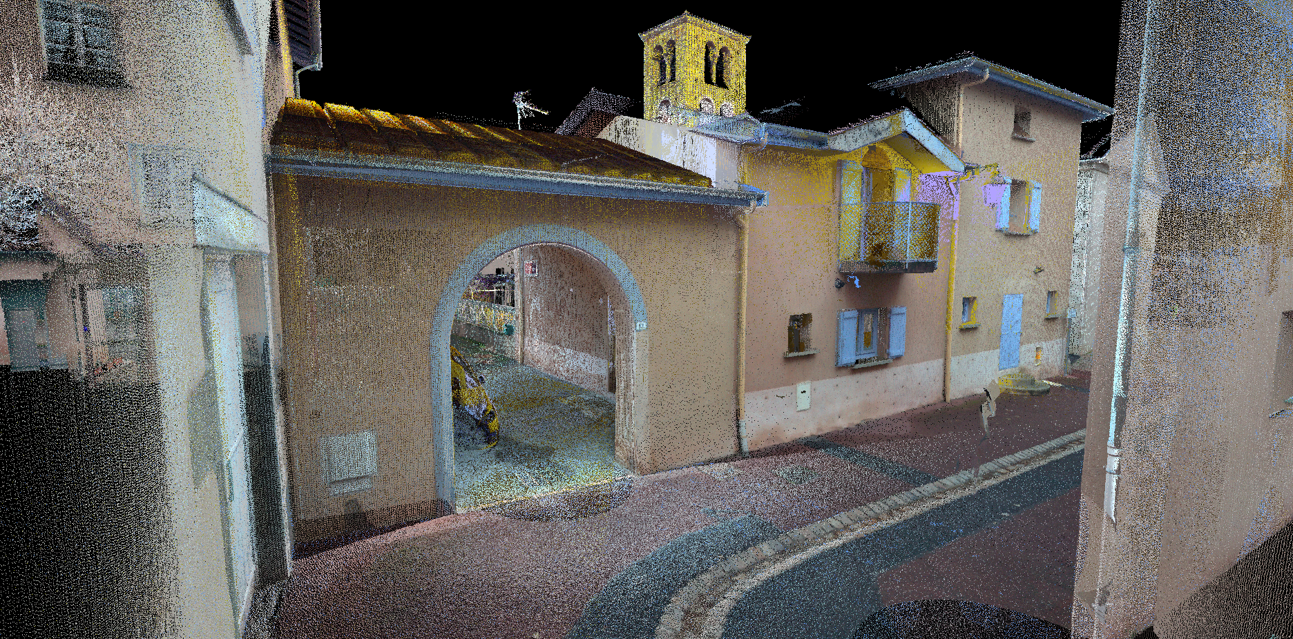 Deux villas avec porche